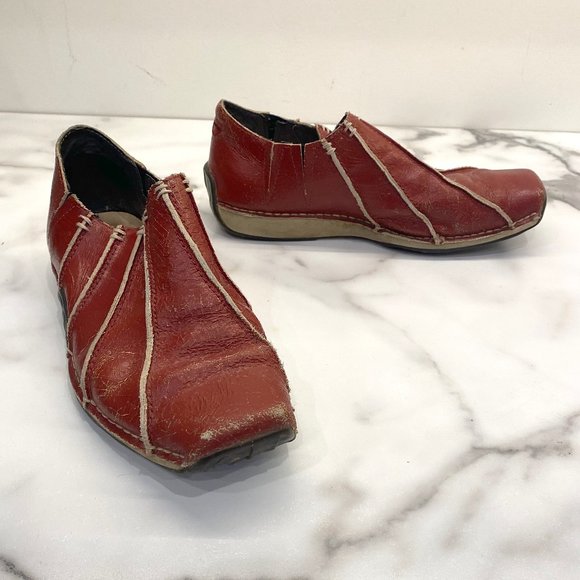 Vintage Diesel Shoes Red Leather - Picture 3 of 7